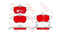 Set placute frana Opel ZAFIRA TOURER C (P12) 2011-...