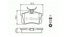 Set placute frana Peugeot 207 CC (WD_) 2007-2016 #...