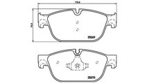 Set placute frana Peugeot 308 CC 2009-2016 #2 0986...