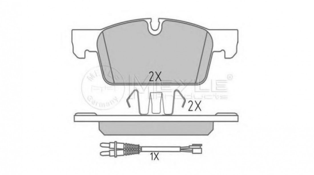 Set placute frana Peugeot 508 2010-2016 #2 0252522217