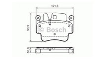 Set placute frana Porsche 911 targa (997) 2006-201...