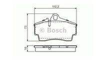 Set placute frana Porsche BOXSTER (2004-2011)[987]...