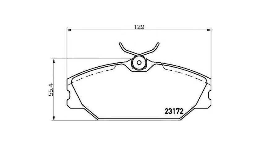 Set placute frana Renault MEGANE I Break (KA0/1_) 1999-2003 #2 020800