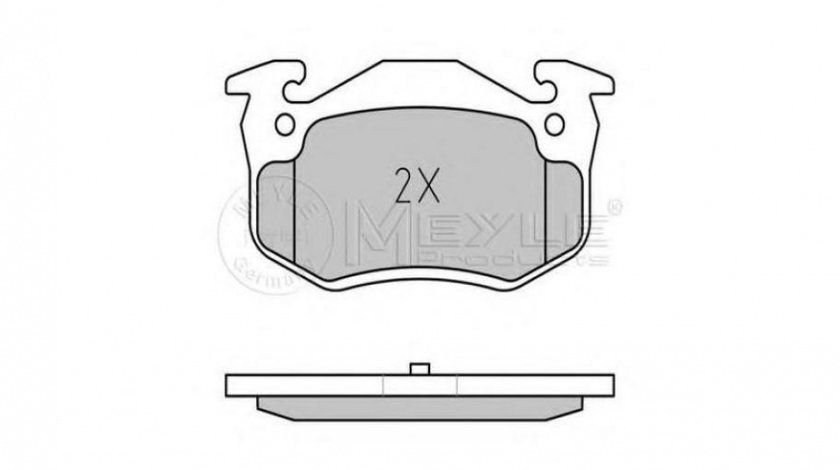 Set placute frana Renault SUPER 5 (B/C40_) 1984-1996 #2 014470