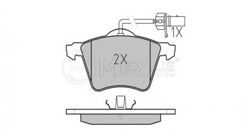 Set placute frana Seat SEAT ALHAMBRA (7V8, 7V9) 1996-2010 #2 0252341819PD