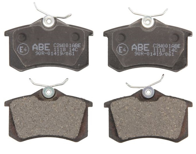Set Placute Frana Spate Abe Audi TT 8N 1998-2006 C2W001ABE