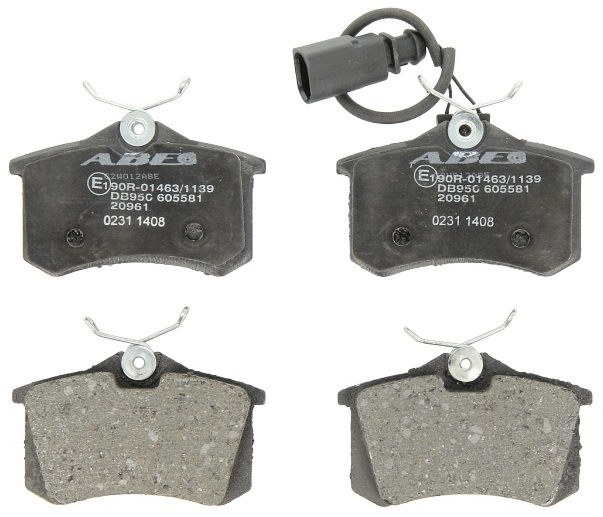 Set Placute Frana Spate Abe Seat Alhambra 1 1996-2010 C2W012ABE