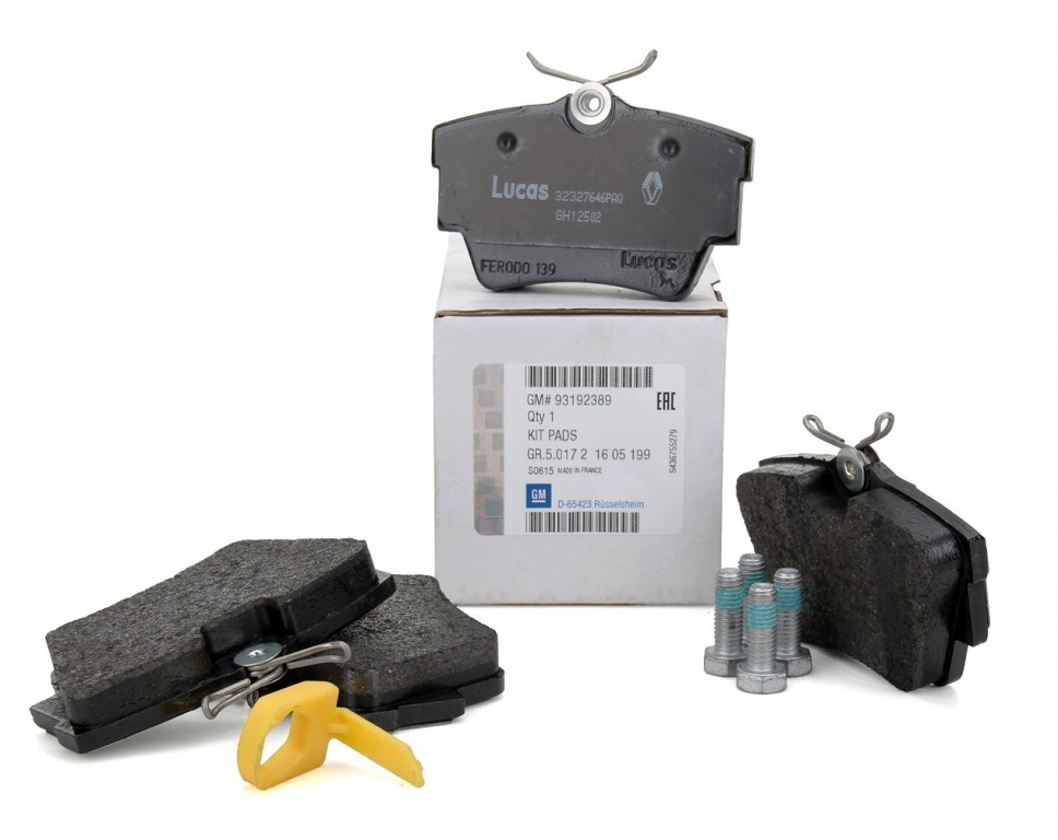 Set Placute Frana Spate Oe Opel Vivaro B 2014→ 93192389