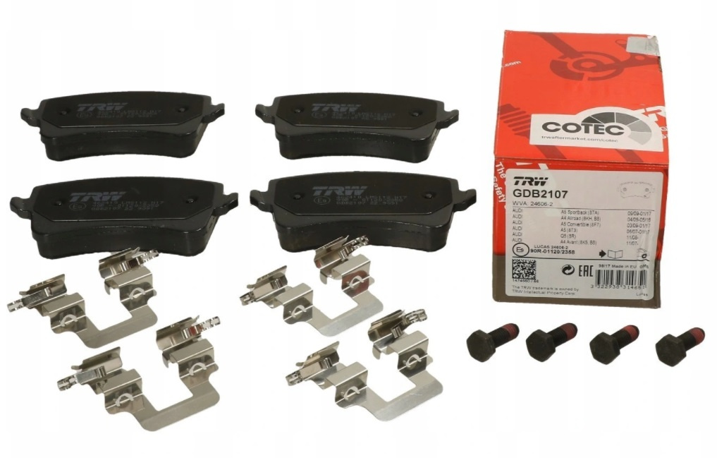 Set Placute Frana Spate Trw Audi A5 8F7 2009-2017 GDB2107