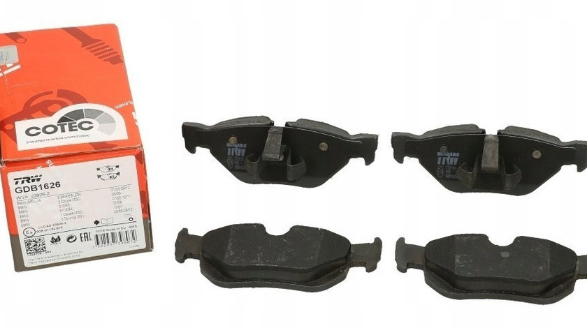 Set Placute Frana Spate Trw Bmw Seria 1 E81 2006-2012 GDB1626