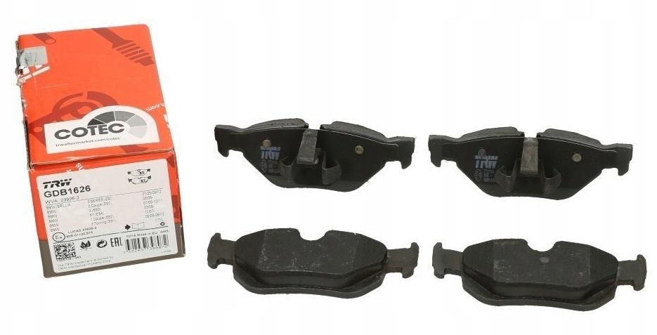 Set Placute Frana Spate Trw Bmw Seria 1 E87 2004-2011 GDB1626