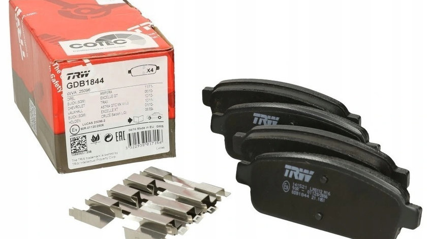 Set Placute Frana Spate Trw Chevrolet Aveo T300 2013→ GDB1844