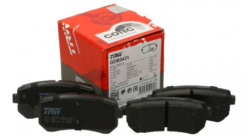 Set Placute Frana Spate Trw Kia Rio 2 2005→ GDB3421