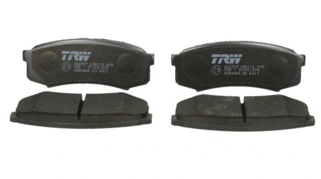 Set Placute Frana Spate Trw Mitsubishi Pajero 4 2006→ GDB3464