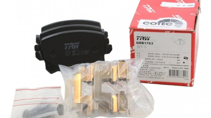 Set Placute Frana Spate Trw Seat Alhambra 2 2010→ GDB1763