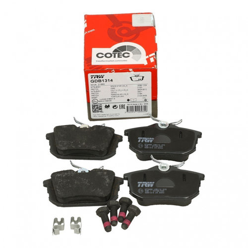 Set Placute Frana Spate Trw Smart ForFour 2004-2006 GDB1314