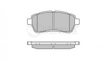 Set placute frana Subaru JUSTY IV 2007-2016 #2 025...