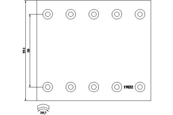 Set Placute Frana Textar 1903243