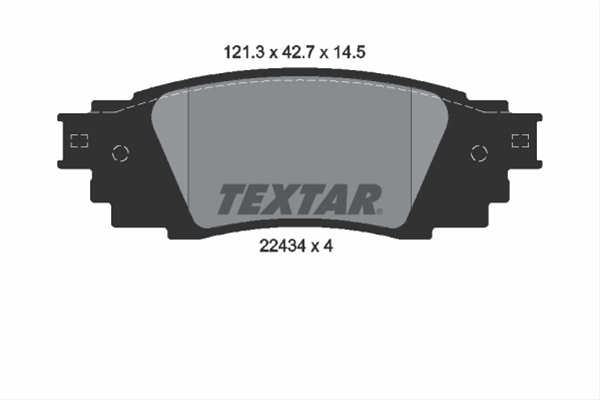Set Placute Frana Textar Toyota 2243401