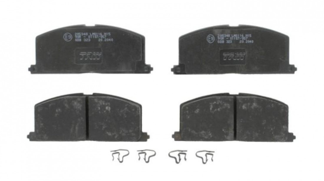 Set placute frana Toyota CELICA cupe (AT18_, ST18_) 1989-1993 #2 002240