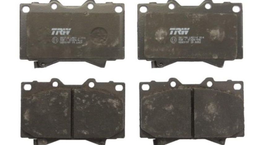 Set placute frana Toyota LAND CRUISER (PZJ7_, KZJ7_, HZJ7_, BJ7_, LJ7_, RJ7_) 1984-2016 #2 0252352415W