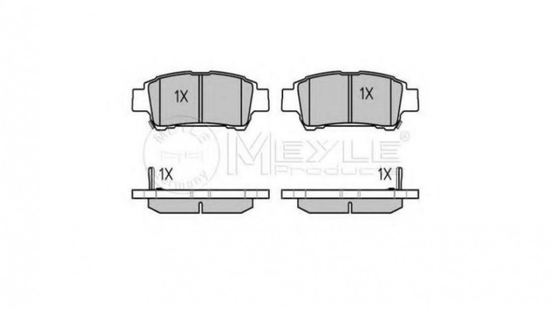 Set placute frana Toyota PICNIC (_XM10) 1996-2001 #2 0252364616W