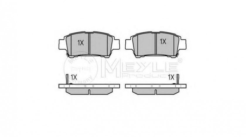 Set placute frana Toyota PREVIA (MCR3_, ACR3_, CLR3_) 2000-2006 #2 0252364616W