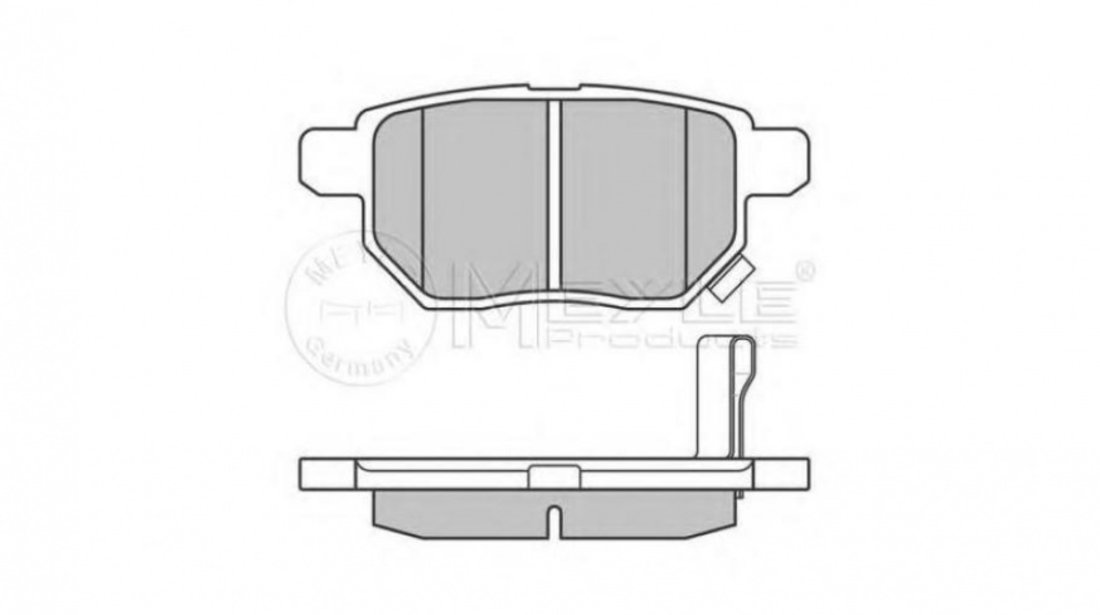 Set placute frana Toyota URBAN CRUISER (NSP1_, NLP1_, ZSP1_, NCP11_) 2007-2016 #2 0252461015W