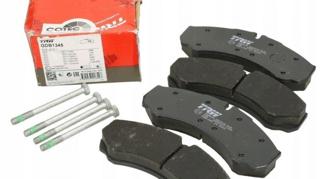 Set Placute Frana Trw Iveco Daily 1 1978-1989 GDB1345