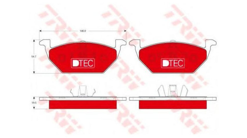 Set placute frana Volkswagen VW GOLF Mk IV (1J1) 1997-2005 #3 0252313019PD