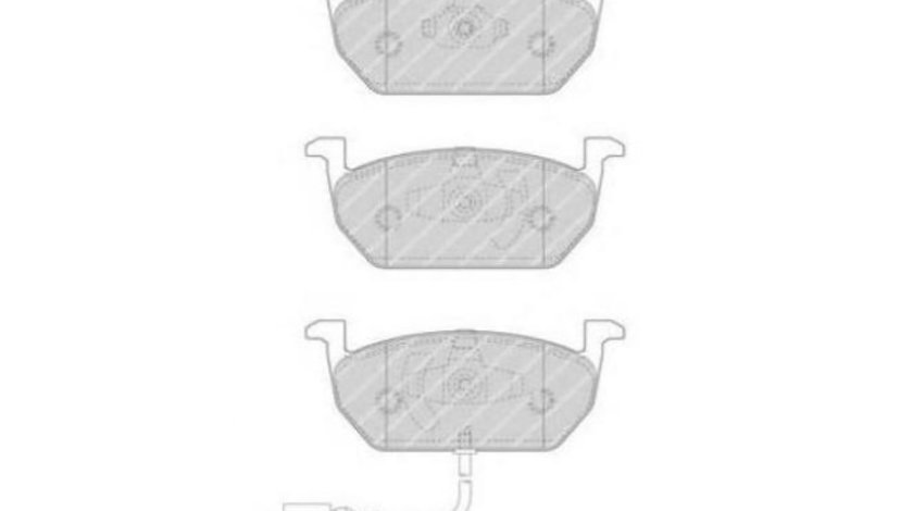 Set placute frana Volkswagen VW GOLF SPORTSVAN (AM1) 2014-2016 #3 573606D