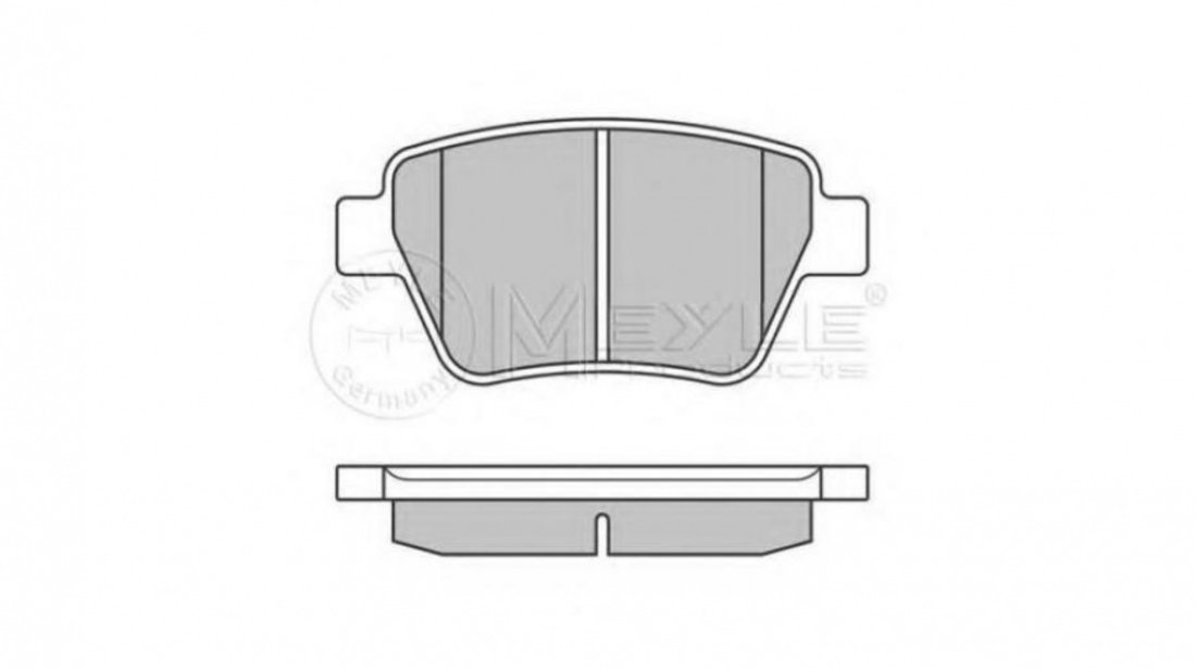 Set placute frana Volkswagen VW TOURAN (1T1, 1T2) 2003-2010 #2 0252456317