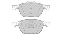 Set placute frana Volvo C30 2006-2012 #3 006420012...