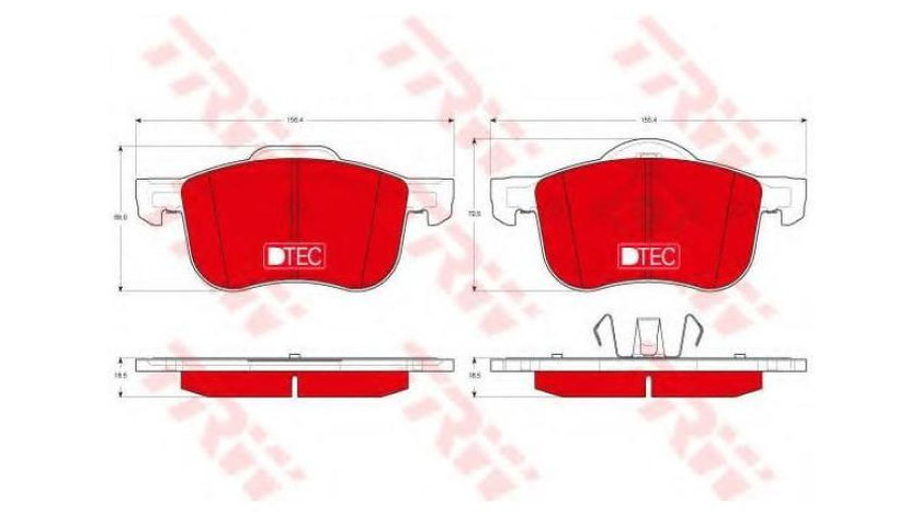 Set placute frana Volvo S80 I (TS, XY) 1998-2006 #2 0252307318