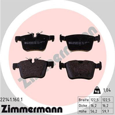 Set Placute Frana Zimmermann Polestar 22141.160.1