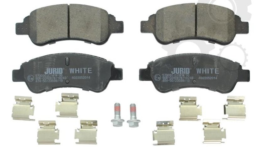 set placute franafrana disc PEUGEOT 208 Producator JURID 573030JC