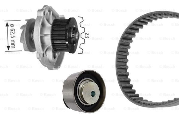 Set pompa apa + curea dintata (1987948889 BOSCH)