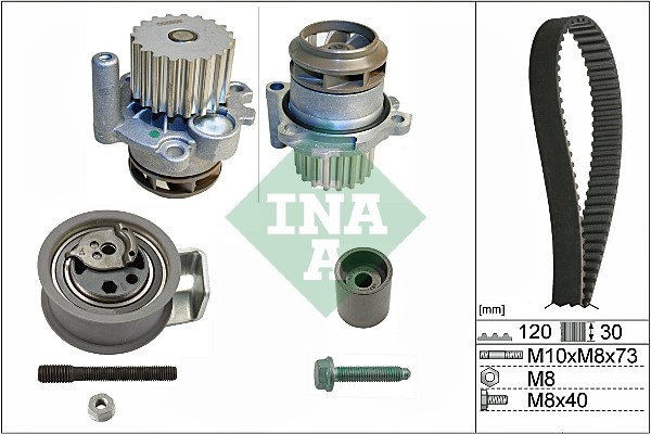 Set pompa apa + curea dintata (530009130 INA) AUDI,SEAT,SKODA,VW