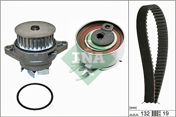Set pompa apa + curea dintata (530016530 INA) VW