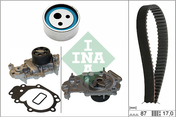 Set pompa apa + curea dintata (530018231 INA) RENAULT