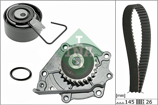 Set pompa apa + curea dintata (530037630 INA) LAND ROVER,MG,ROVER