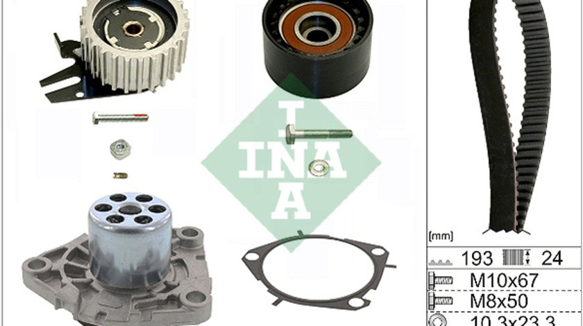 Set pompa apa + curea dintata (530056130 INA) ALFA ROMEO,CHRYSLER,FIAT,JEEP,LANCIA,OPEL,SUZUKI,VAUXHALL