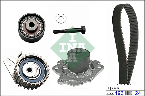 Set pompa apa + curea dintata (530062330 INA) FIAT