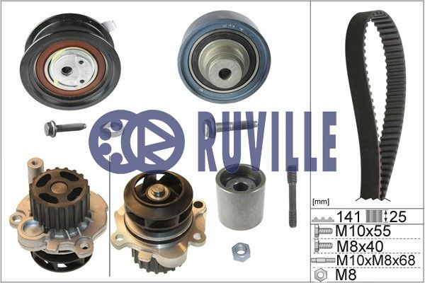 Set pompa apa + curea dintata (55491731 EVR) AUDI,SEAT,SKODA,VW