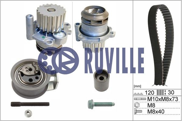 Set pompa apa + curea dintata (55494701 EVR) AUDI,SEAT,SKODA,VW