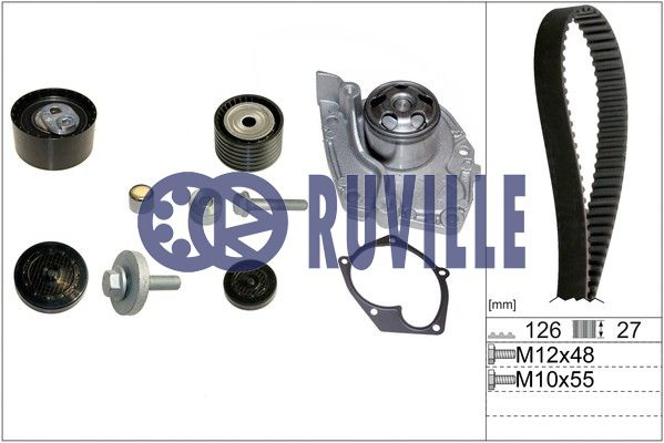 Set pompa apa + curea dintata (55555761 EVR) RENAULT