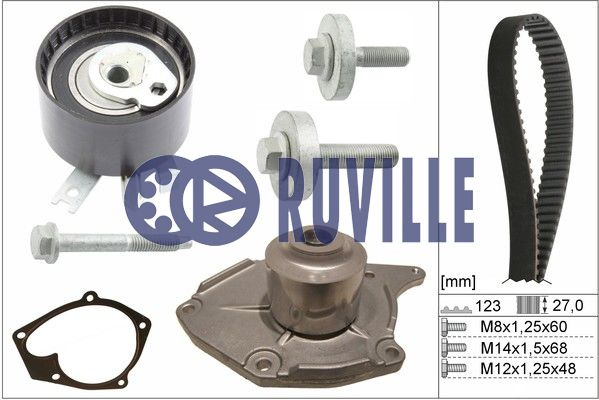 Set pompa apa + curea dintata (55581702 EVR) DACIA,NISSAN,RENAULT