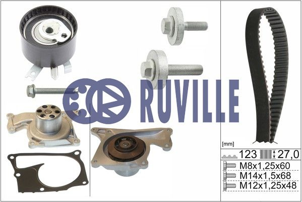 Set pompa apa + curea dintata (55581703 EVR) DACIA,NISSAN,RENAULT