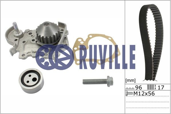 Set pompa apa + curea dintata (55622702 EVR) DACIA,NISSAN,RENAULT