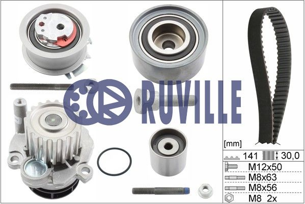 Set pompa apa + curea dintata (55766711 EVR) AUDI,SEAT,SKODA,VW